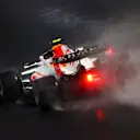 ISTANBUL, TURKEY - OCTOBER 09: Sergio Perez of Mexico driving the (11) Red Bull Racing RB16B Honda during final practice ahead of the F1 Grand Prix of Turkey at Intercity Istanbul Park on October 09, 2021 in Istanbul, Turkey. (Photo by Dan Istitene - Formula 1/Formula 1 via Getty Images)