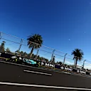 MELBOURNE, AUSTRALIA - APRIL 08: Lance Stroll of Canada driving the (18) Aston Martin AMR22 Mercedes on track during practice ahead of the F1 Grand Prix of Australia at Melbourne Grand Prix Circuit on April 08, 2022 in Melbourne, Australia. (Photo by Mark Thompson/Getty Images)