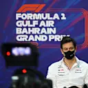 BAHRAIN, BAHRAIN - MARCH 19: Mercedes GP Executive Director Toto Wolff talks in the Team Principals Press Conference before final practice ahead of the F1 Grand Prix of Bahrain at Bahrain International Circuit on March 19, 2022 in Bahrain, Bahrain. (Photo by Clive Mason/Getty Images)
