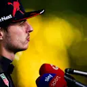 BAHRAIN, BAHRAIN - MARCH 19: Max Verstappen of Red Bull Racing and The Netherlands  during qualifying ahead of the F1 Grand Prix of Bahrain at Bahrain International Circuit on March 19, 2022 in Bahrain, Bahrain. (Photo by Peter Fox/Getty Images)