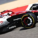 BAHRAIN, BAHRAIN - MARCH 10: Zhou Guanyu of China driving the (24) Alfa Romeo F1 C42 Ferrari during Day One of F1 Testing at Bahrain International Circuit on March 10, 2022 in Bahrain, Bahrain. (Photo by Dan Istitene - Formula 1/Formula 1 via Getty Images)
