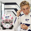 SPA, BELGIUM - AUGUST 26: Liam Lawson of New Zealand and Scuderia AlphaTauri prepares to drive in the garage during practice ahead of the F1 Grand Prix of Belgium at Circuit de Spa-Francorchamps on August 26, 2022 in Spa, Belgium. (Photo by Peter Fox/Getty Images)