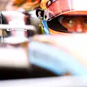 SPA, BELGIUM - AUGUST 26: Daniel Ricciardo of Australia and McLaren prepares to drive in the garage during practice ahead of the F1 Grand Prix of Belgium at Circuit de Spa-Francorchamps on August 26, 2022 in Spa, Belgium. (Photo by Mark Thompson/Getty Images)