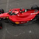 SPA, BELGIUM - AUGUST 26: Charles Leclerc of Monaco driving the (16) Ferrari F1-75 on track during practice ahead of the F1 Grand Prix of Belgium at Circuit de Spa-Francorchamps on August 26, 2022 in Spa, Belgium. (Photo by Dan Mullan/Getty Images)