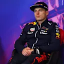MONTREAL, QUEBEC - JUNE 18: Pole position qualifier Max Verstappen of the Netherlands and Oracle Red Bull Racing looks on in the press conference after qualifying ahead of the F1 Grand Prix of Canada at Circuit Gilles Villeneuve on June 18, 2022 in Montreal, Quebec. (Photo by Lars Baron/Getty Images)