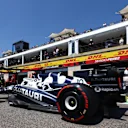 LE CASTELLET, FRANCE - JULY 22: Pierre Gasly of France driving the (10) Scuderia AlphaTauri AT03 in the Pitlane during practice ahead of the F1 Grand Prix of France at Circuit Paul Ricard on July 22, 2022 in Le Castellet, France. (Photo by Mark Thompson/Getty Images)