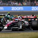 NORTHAMPTON, ENGLAND - JULY 03: Valtteri Bottas of Finland driving the (77) Alfa Romeo F1 C42 Ferrari on track during the F1 Grand Prix of Great Britain at Silverstone on July 03, 2022 in Northampton, England. (Photo by Clive Mason/Getty Images)