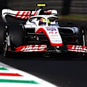 MONZA, ITALY - SEPTEMBER 09: Mick Schumacher of Germany driving the (47) Haas F1 VF-22 Ferrari on track during practice ahead of the F1 Grand Prix of Italy at Autodromo Nazionale Monza on September 09, 2022 in Monza, Italy. (Photo by Bryn Lennon - Formula 1/Formula 1 via Getty Images)