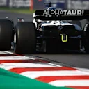 MEXICO CITY, MEXICO - OCTOBER 28: Pierre Gasly of France driving the (10) Scuderia AlphaTauri AT03 on track during practice ahead of the F1 Grand Prix of Mexico at Autodromo Hermanos Rodriguez on October 28, 2022 in Mexico City, Mexico. (Photo by Jared C. Tilton/Getty Images)