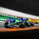 MONTE-CARLO, MONACO - MAY 27: Lance Stroll of Canada driving the (18) Aston Martin AMR22 Mercedes on track during practice ahead of the F1 Grand Prix of Monaco at Circuit de Monaco on May 27, 2022 in Monte-Carlo, Monaco. (Photo by Eric Alonso/Getty Images)
