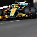 MONTE-CARLO, MONACO - MAY 28: Lando Norris of Great Britain driving the (4) McLaren F1 Team MCL36 Mercedes  during qualifying ahead of the F1 Grand Prix of Monaco at Circuit de Monaco on May 28, 2022 in Monte-Carlo, Monaco. (Photo by Eric Alonso/Getty Images)