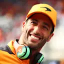 ZANDVOORT, NETHERLANDS - SEPTEMBER 04: Daniel Ricciardo of Australia and McLaren looks on from the drivers parade prior to the F1 Grand Prix of The Netherlands at Circuit Zandvoort on September 04, 2022 in Zandvoort, Netherlands. (Photo by Alex Pantling - Formula 1/Formula 1 via Getty Images)