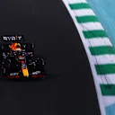 JEDDAH, SAUDI ARABIA - MARCH 26: Max Verstappen of the Netherlands driving the (1) Oracle Red Bull Racing RB18 on track during qualifying ahead of the F1 Grand Prix of Saudi Arabia at the Jeddah Corniche Circuit on March 26, 2022 in Jeddah, Saudi Arabia. (Photo by Lars Baron/Getty Images)
