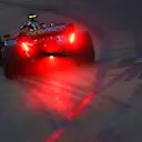 SINGAPORE, SINGAPORE - OCTOBER 01: Sebastian Vettel of Germany driving the (5) Aston Martin AMR22 Mercedes on track during final practice ahead of the F1 Grand Prix of Singapore at Marina Bay Street Circuit on October 01, 2022 in Singapore, Singapore. (Photo by Clive Rose/Getty Images,)