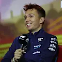 BARCELONA, SPAIN - MAY 20: Alexander Albon of Thailand and Williams talks in the Drivers Press Conference prior to practice ahead of the F1 Grand Prix of Spain at Circuit de Barcelona-Catalunya on May 20, 2022 in Barcelona, Spain. (Photo by Bryn Lennon/Getty Images)