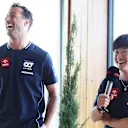 Ricciardo was back in the paddock as a full-time F1 driver on Thursday