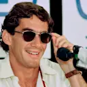 Senna was seldom seen around the paddock without a pair of sunglasses. Swipe to see more images