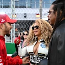 Lewis Hamilton talks with Beyonce and Jay-Z
