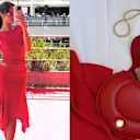 Alexandra's choice in accessories are always spot-on!