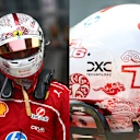 Charles Leclerc’s helmet for the Chinese Grand Prix