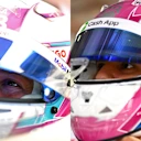 Liam Lawson and Isack Hadjar’s pink Miami lids