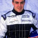 1 Mar 2001:  Headshot of Minardi driver Fernando Alonso of Spain during the Australian Formula One