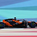 BAHRAIN, BAHRAIN - FEBRUARY 11: Oscar Piastri of Australia driving the (81) McLaren MCL40 Mercedes