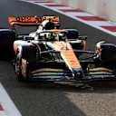 ABU DHABI, UNITED ARAB EMIRATES - NOVEMBER 25: Lando Norris of Great Britain driving the (4) McLaren MCL60 Mercedes in the Pitlane during final practice ahead of the F1 Grand Prix of Abu Dhabi at Yas Marina Circuit on November 25, 2023 in Abu Dhabi, United Arab Emirates. (Photo by Peter Fox/Getty Images)