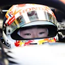 MELBOURNE, AUSTRALIA - MARCH 31: Yuki Tsunoda of Japan and Scuderia AlphaTauri prepares to drive in the garage during practice ahead of the F1 Grand Prix of Australia at Albert Park Grand Prix Circuit on March 31, 2023 in Melbourne, Australia. (Photo by Peter Fox/Getty Images)