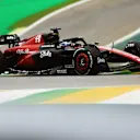 SAO PAULO, BRAZIL - NOVEMBER 03: Valtteri Bottas of Finland driving the (77) Alfa Romeo F1 C43 Ferrari on track during practice ahead of the F1 Grand Prix of Brazil at Autodromo Jose Carlos Pace on November 03, 2023 in Sao Paulo, Brazil. (Photo by Buda Mendes/Getty Images)