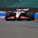 SAO PAULO, BRAZIL - NOVEMBER 04: Kevin Magnussen of Denmark driving the (20) Haas F1 VF-23 Ferrari on track during the Sprint Shootout ahead of the F1 Grand Prix of Brazil at Autodromo Jose Carlos Pace on November 04, 2023 in Sao Paulo, Brazil. (Photo by Buda Mendes/Getty Images)