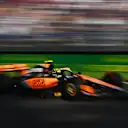 MEXICO CITY, MEXICO - OCTOBER 27: Lando Norris of Great Britain driving the (4) McLaren MCL60 Mercedes on track during practice ahead of the F1 Grand Prix of Mexico at Autodromo Hermanos Rodriguez on October 27, 2023 in Mexico City, Mexico. (Photo by Clive Mason - Formula 1/Formula 1 via Getty Images)