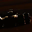 LUSAIL CITY, QATAR - OCTOBER 07: Valtteri Bottas of Finland driving the (77) Alfa Romeo F1 C43 Ferrari on track during the Sprint Shootout ahead of the F1 Grand Prix of Qatar at Lusail International Circuit on October 07, 2023 in Lusail City, Qatar. (Photo by Clive Rose/Getty Images)