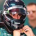 SINGAPORE, SINGAPORE - SEPTEMBER 15: Lance Stroll of Canada and Aston Martin F1 Team prepares to drive in the garage during practice ahead of the F1 Grand Prix of Singapore at Marina Bay Street Circuit on September 15, 2023 in Singapore, Singapore. (Photo by Dan Istitene - Formula 1/Formula 1 via Getty Images)