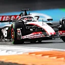 ZANDVOORT, NETHERLANDS - AUGUST 26: Kevin Magnussen of Denmark driving the (20) Haas F1 VF-23 Ferrari on track during qualifying ahead of the F1 Grand Prix of The Netherlands at Circuit Zandvoort on August 26, 2023 in Zandvoort, Netherlands. (Photo by Peter Fox/Getty Images)