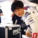 Yuki Tsunoda took part in the afternoon for AlphaTauri