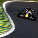 SAO PAULO, BRAZIL - NOVEMBER 01: Sergio Perez of Mexico driving the (11) Oracle Red Bull Racing RB20 on track during practice ahead of the F1 Grand Prix of Brazil at Autodromo Jose Carlos Pace on November 01, 2024 in Sao Paulo, Brazil. (Photo by Mark Thompson/Getty Images)