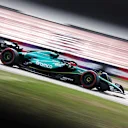 SHANGHAI, CHINA - APRIL 20: Lance Stroll of Canada driving the (18) Aston Martin AMR24 Mercedes on track during qualifying ahead of the F1 Grand Prix of China at Shanghai International Circuit on April 20, 2024 in Shanghai, China. (Photo by Lars Baron/Getty Images)