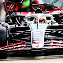 MONZA, ITALY - SEPTEMBER 01: Kevin Magnussen of Denmark and Haas  during the F1 Grand Prix of Italy at Autodromo Nazionale Monza on September 01, 2024 in Monza, Italy. (Photo by Peter Fox - Formula 1/Formula 1 via Getty Images)