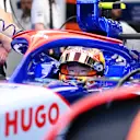 JEDDAH, SAUDI ARABIA - MARCH 07: Yuki Tsunoda of Japan and Visa Cash App RB prepares to drive in the garage during practice ahead of the F1 Grand Prix of Saudi Arabia at Jeddah Corniche Circuit on March 07, 2024 in Jeddah, Saudi Arabia. (Photo by Rudy Carezzevoli/Getty Images)
