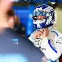 BAHRAIN, BAHRAIN - APRIL 11: Luke Browning of Great Britain and Williams prepares to drive in the garage during practice ahead of the F1 Grand Prix of Bahrain at Bahrain International Circuit on April 11, 2025 in Bahrain, Bahrain. (Photo by Clive Rose/Getty Images)