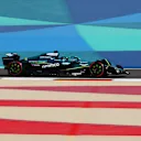 BAHRAIN, BAHRAIN - APRIL 11: Lance Stroll of Canada driving the (18) Aston Martin F1 Team AMR25 Mercedes on track during practice ahead of the F1 Grand Prix of Bahrain at Bahrain International Circuit on April 11, 2025 in Bahrain, Bahrain. (Photo by Mark Thompson/Getty Images)