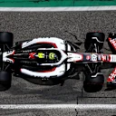 IMOLA, ITALY - MAY 16: Oliver Bearman of Great Britain driving the (87) Haas F1 VF-25 Ferrari in the Pitlane during practice ahead of the F1 Grand Prix of Emilia-Romagna at Autodromo Internazionale Enzo e Dino Ferrari on May 16, 2025 in Imola, Italy. (Photo by Bryn Lennon - Formula 1/Formula 1 via Getty Images)