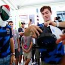 BUDAPEST, HUNGARY - JULY 31: Pierre Gasly of France and Alpine F1 and Franco Colapinto of Argentina