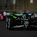 JEDDAH, SAUDI ARABIA - APRIL 20: Lance Stroll of Canada driving the (18) Aston Martin F1 Team AMR25 Mercedes leads Jack Doohan of Australia driving the (7) Alpine F1 A525 Renault on track during the F1 Grand Prix of Saudi Arabia at Jeddah Corniche Circuit on April 20, 2025 in Jeddah, Saudi Arabia. (Photo by James Sutton - Formula 1/Formula 1 via Getty Images)