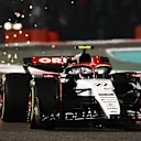 TOPSHOT - Alpha Tauri's Japanese driver Yuki Tsunoda during the second practice session for the Abu Dhabi Formula One Grand Prix at the Yas Marina Circuit in the Emirati city on November 24, 2023. (Photo by Jewel SAMAD / AFP) (Photo by JEWEL SAMAD/AFP via Getty Images)