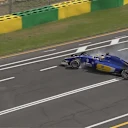 Marcus Ericsson spins in the Sauber © FOWC Ltd