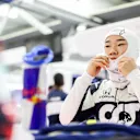 BAHRAIN, BAHRAIN - MARCH 26: Yuki Tsunoda of Scuderia AlphaTauri and Japan  during practice ahead of the F1 Grand Prix of Bahrain at Bahrain International Circuit on March 26, 2021 in Bahrain, Bahrain. (Photo by Peter Fox/Getty Images)