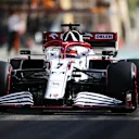 The front wing of Alfa Romeo's C41 is flat and close to the ground, unlike those of the likes of Mercedes (next image)