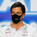 WOLFF Toto (aut), Team Principal & CEO Mercedes AMG F1 GP, portrait, press conference during Formula 1 Gulf Air Bahrain Grand Prix 2021 from March 26 to 28, 2021 on the Bahrain International Circuit, in Sakhir, Bahrain - Photo Frédéric Le Floc’h / DPPI